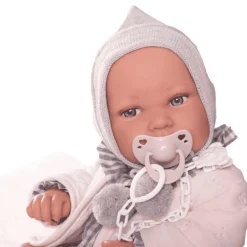 Muñeca Recién Nacida Pipa con Manta Acolchada - Antonio Juan