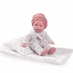 Muñecas Antonio Juan Kika Lagrimitas en su Camita con Sonido 27 cm