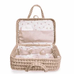 Muñecas Antonio Juan Maletín de Palma flores y vichy