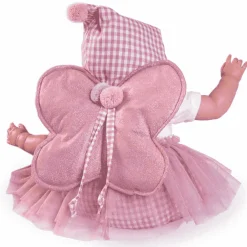 Muñecas Antonio Juan Mi Primer Reborn Berta con Alitas de Mariposa 52 cm