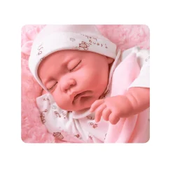 Muñecas Antonio Juan Recien Nacida Luna Dormidita con Cojín