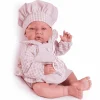 Muñecas Antonio Juan Recién Nacida Cocinera con Delantal 42 cm