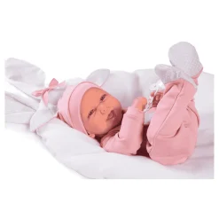 Muñecas Antonio Juan Recién Nacida Carla Conejita con Cojín
