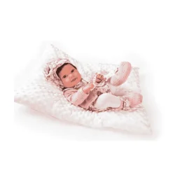 Muñecas Antonio Juan Recién Nacida Pipa con Pendientes y Cojín 42 cm