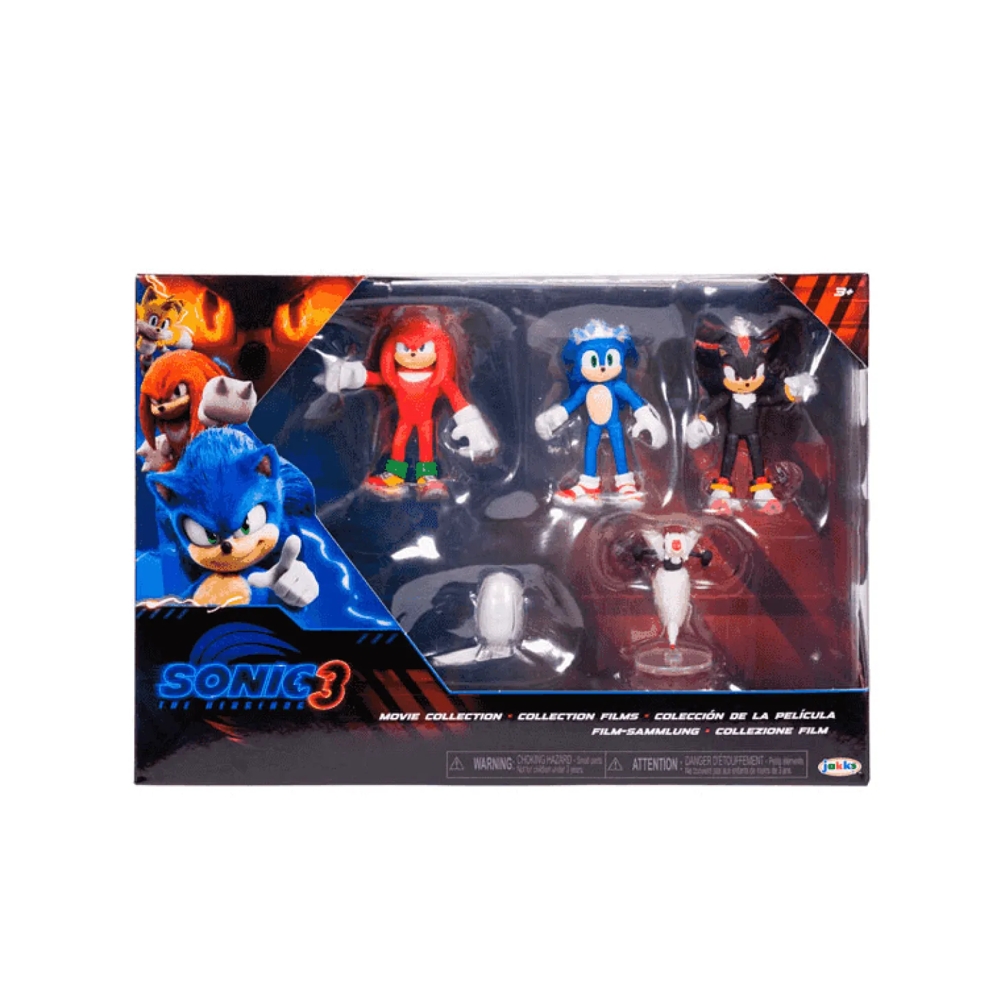 Multipack de Figuras de 6 cm de Sonic 3 La Película