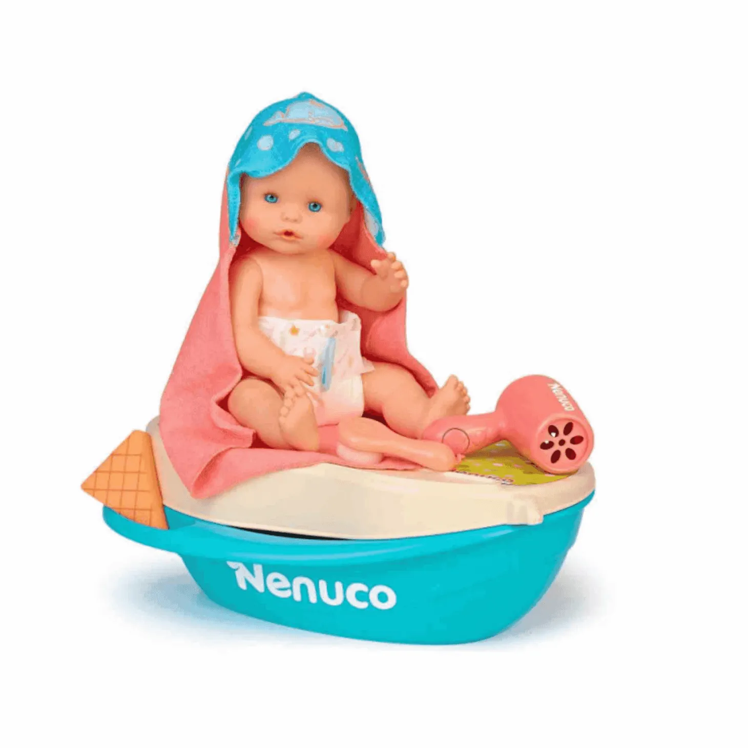 Nenuco Baño de Espuma - El set de baño interactivo para muñecas bebé Nenuco