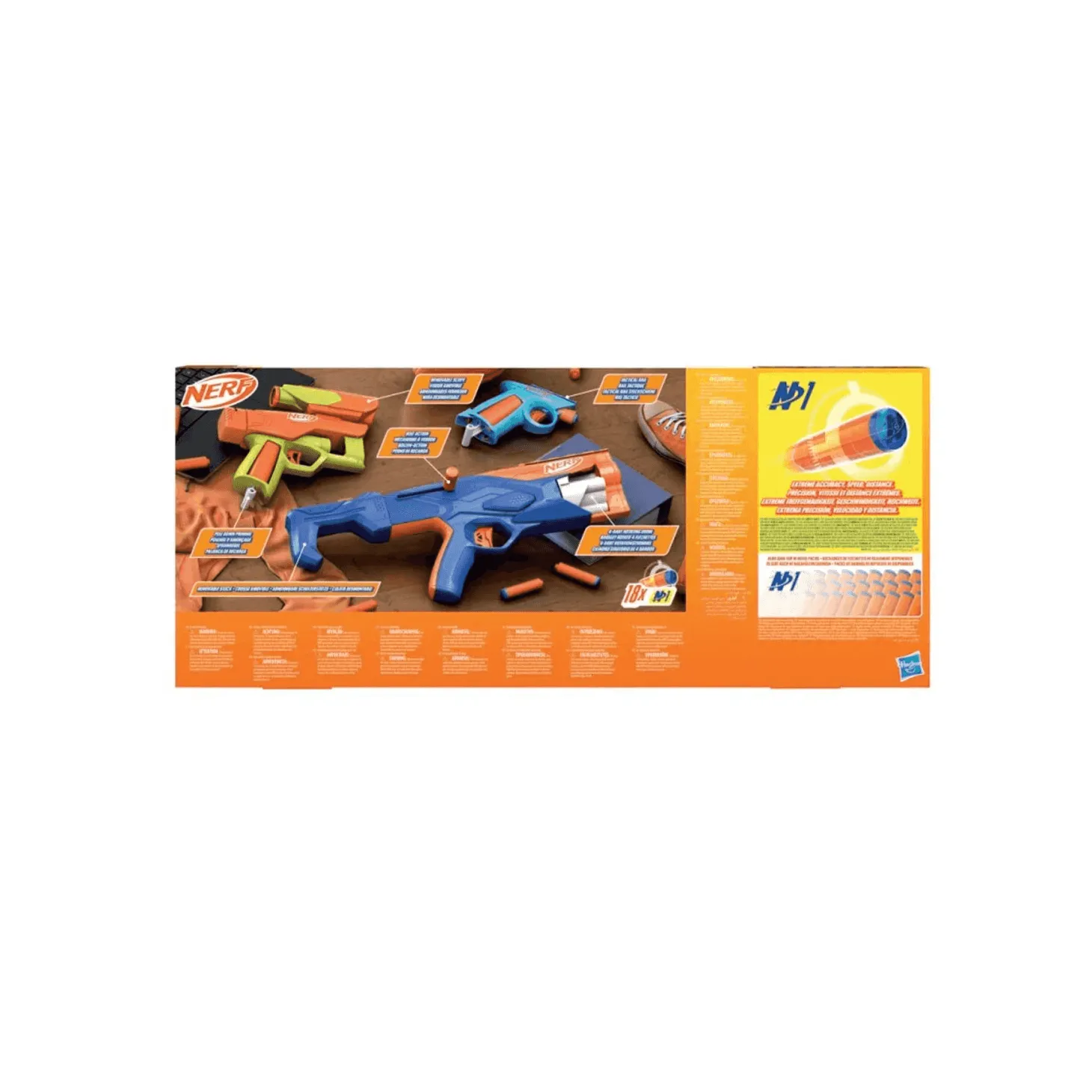 Nerf N Series Gear Up Pack Lanzador con 18 Dardos