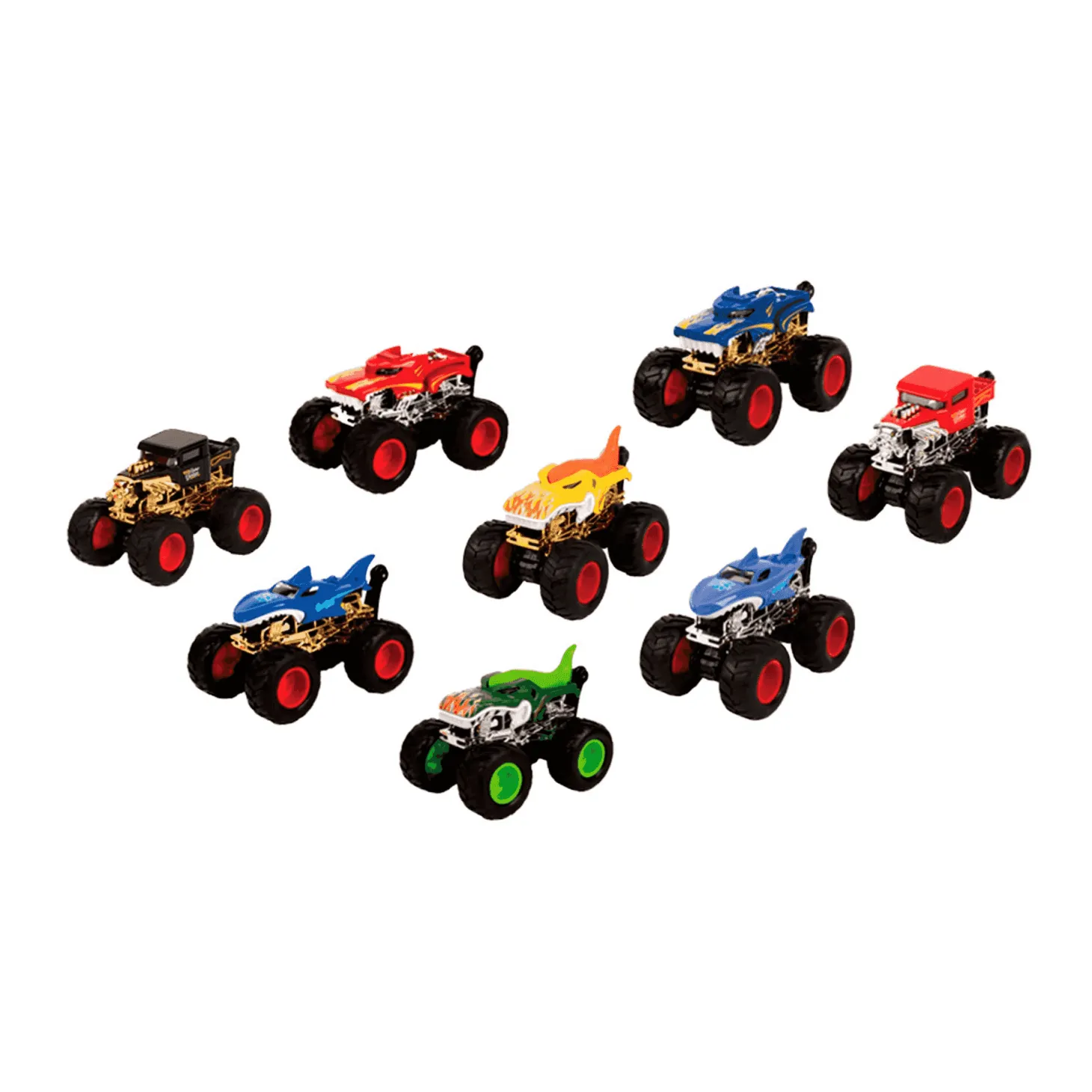 Pack 4 Offroad Coches Locos