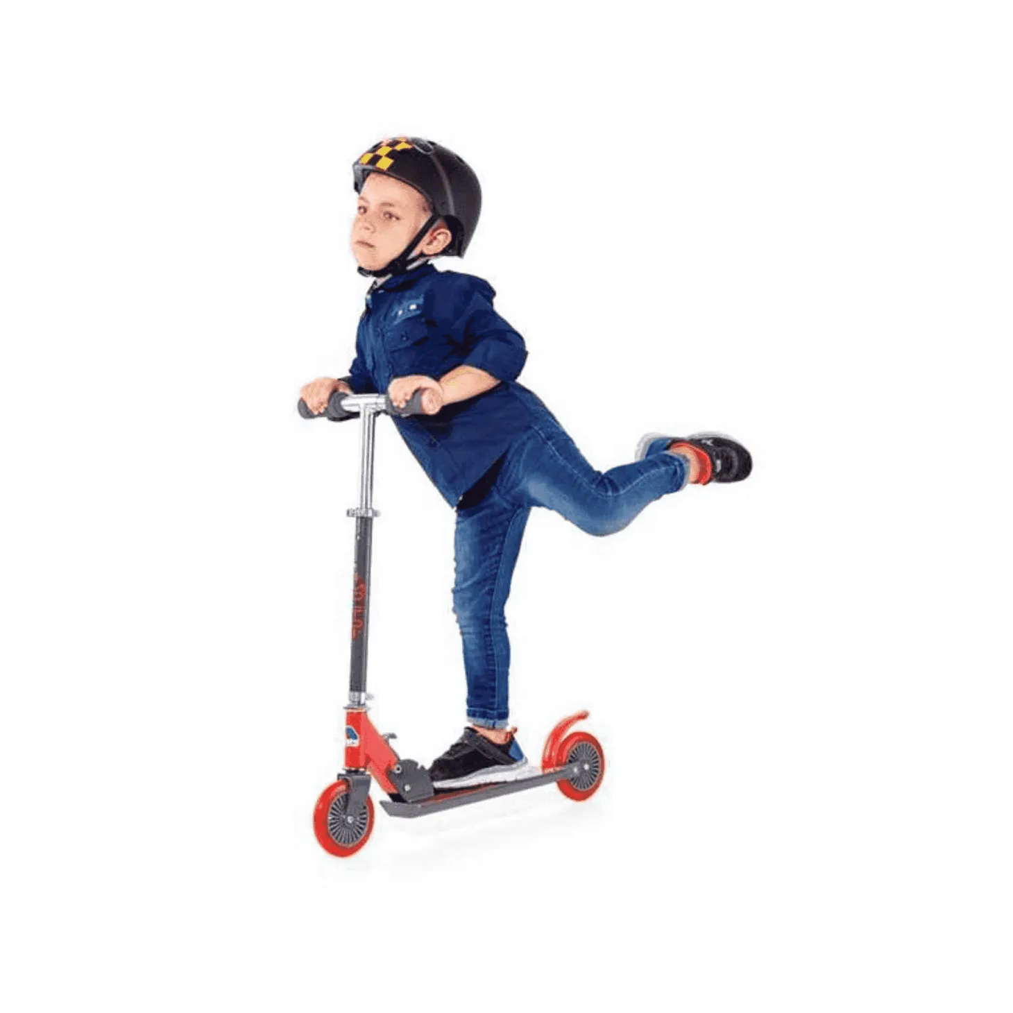 Patinete 2 Ruedas Plegable Rojo Moltó