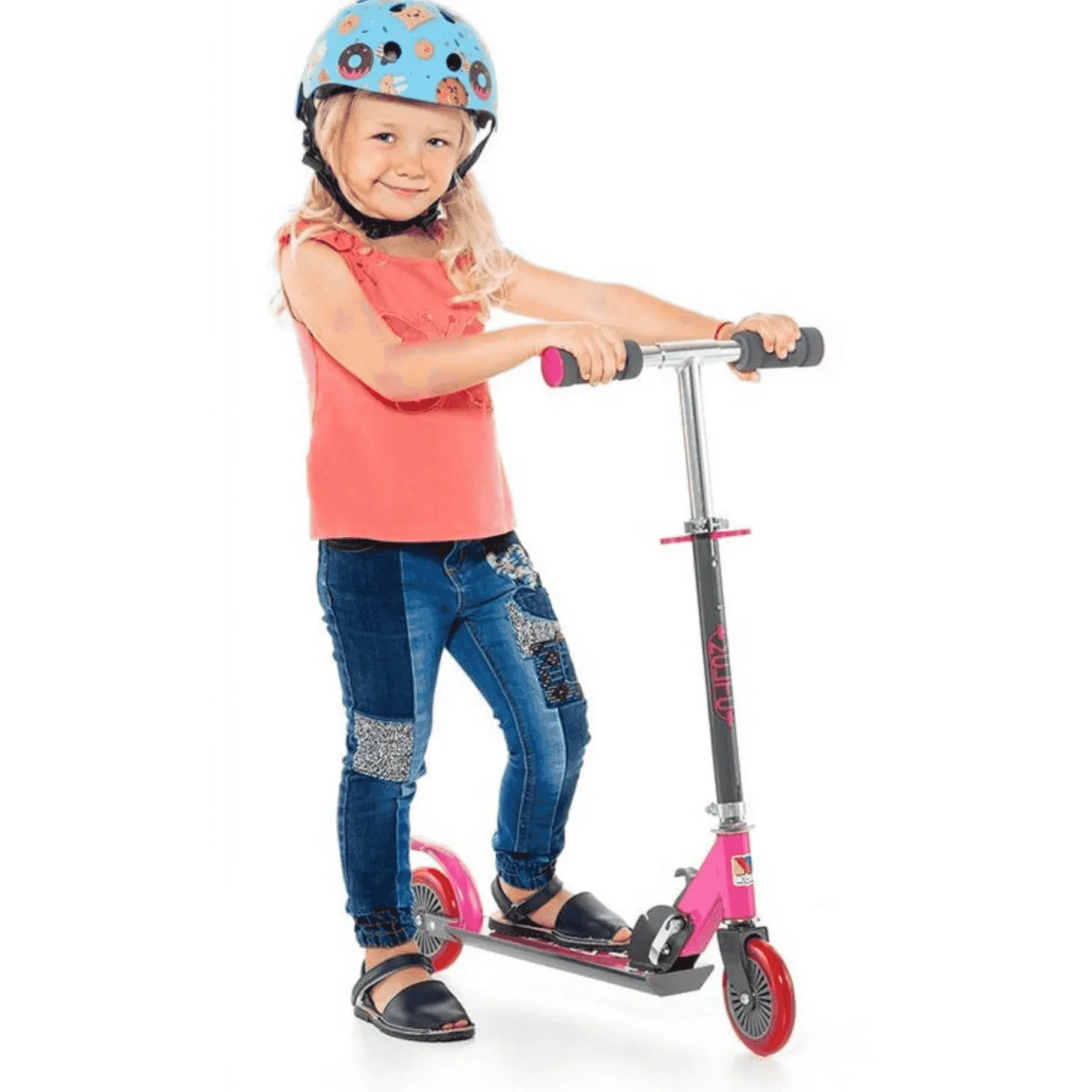 Patinete Plegable City Scooter Moltó Rosa
