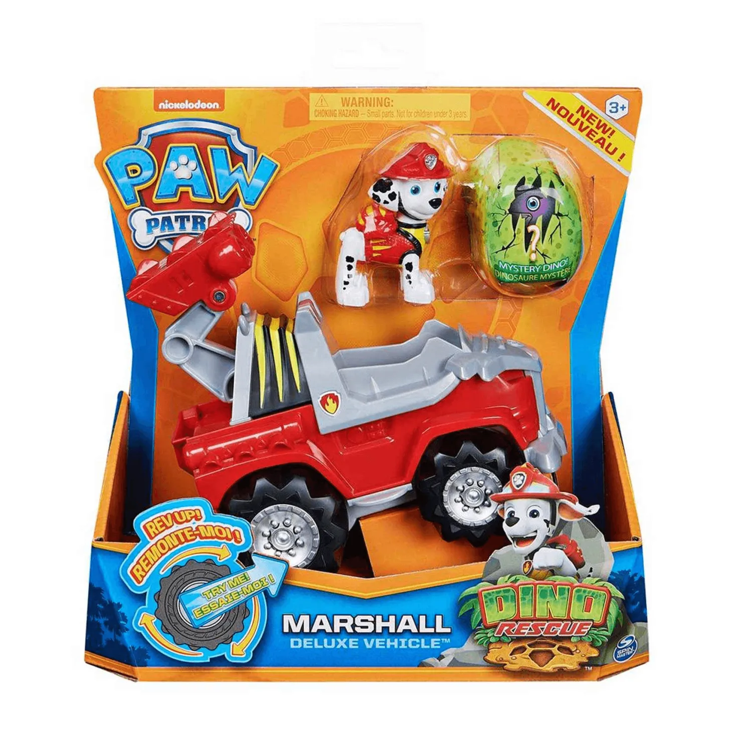 Patrulla Canina Vehículo Deluxe Dino Rescue Marshall