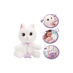 Peluche Gato Blanco Baby Paws - Juguete Suave y Tierno