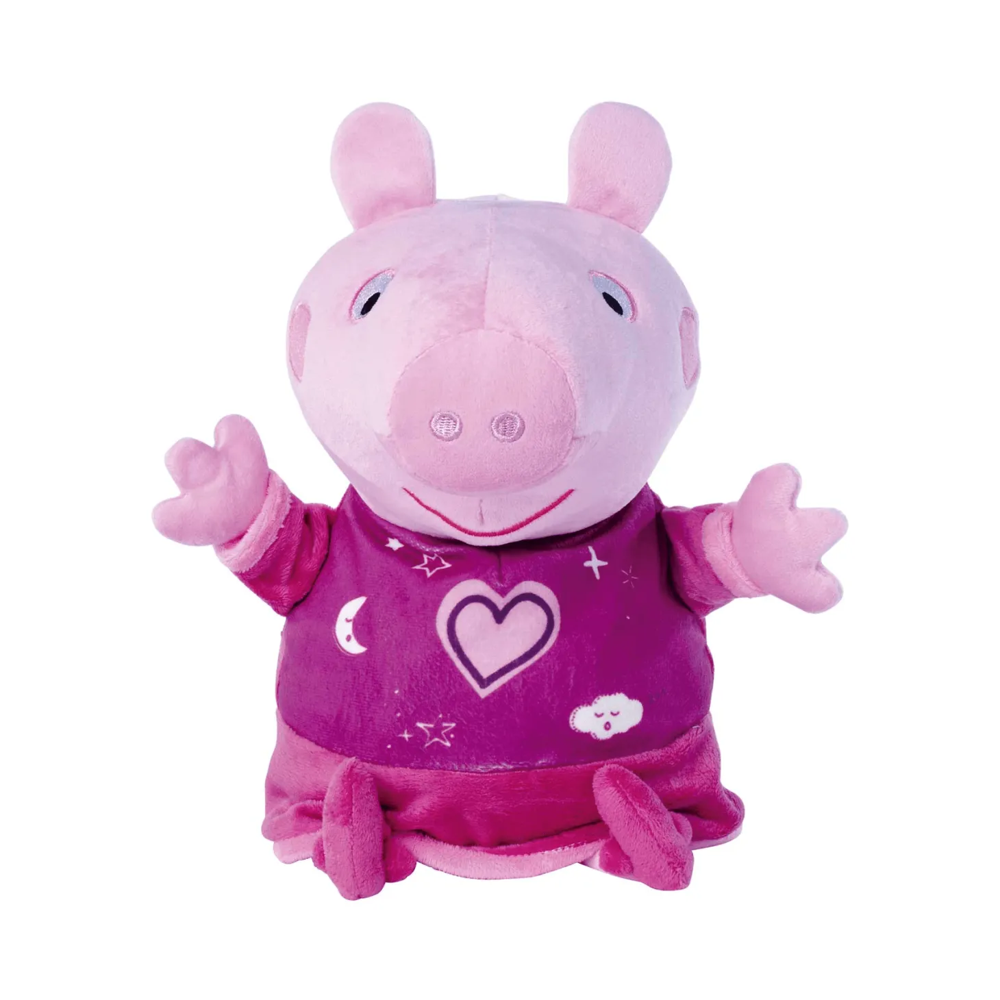 Peluche Peppa Pig Buenas Noches con Luz y Música de Nana