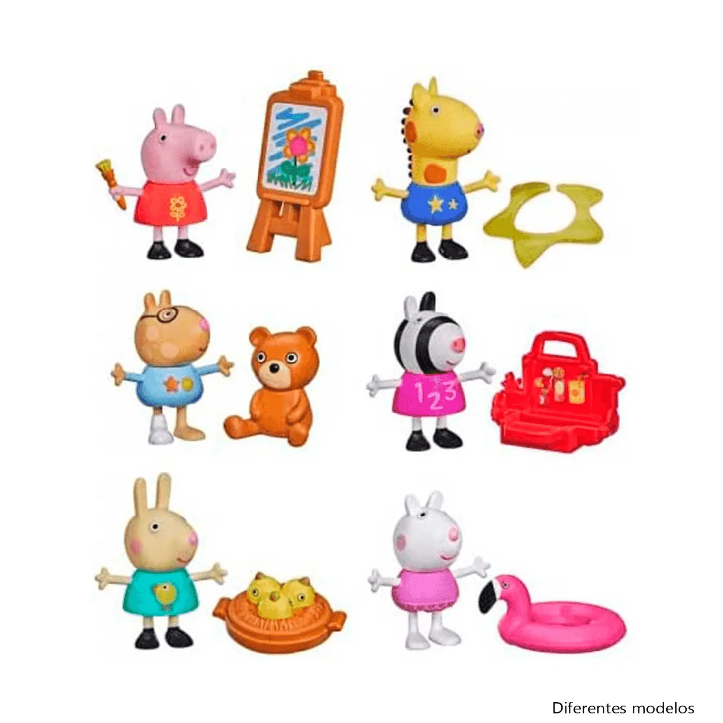 Peppa Pig Figura Peppa y sus Amigos Diferentes Modelos