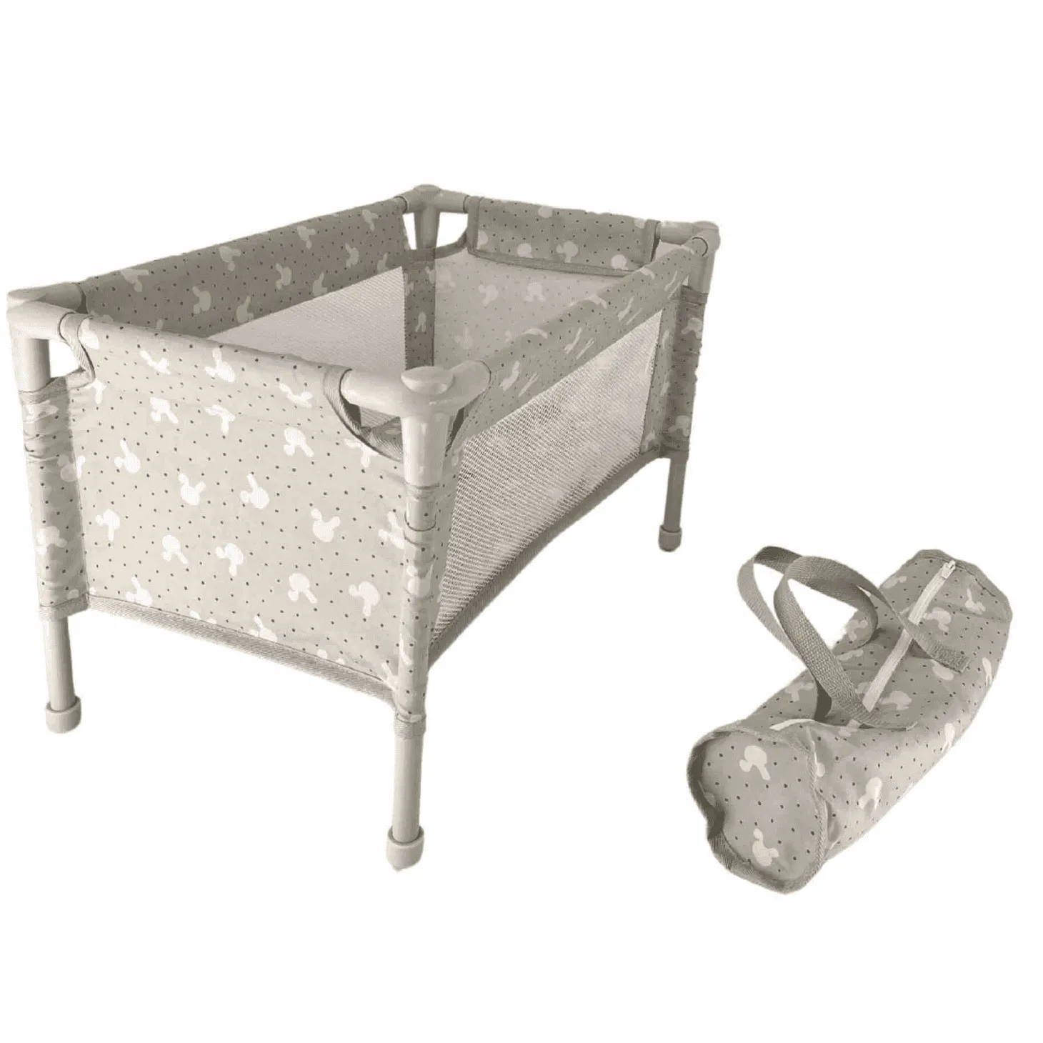 Pequebebe Cuna De Viaje Muñecos