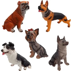 Perros esculturas decoración