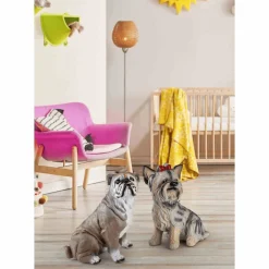 Perros esculturas decoración