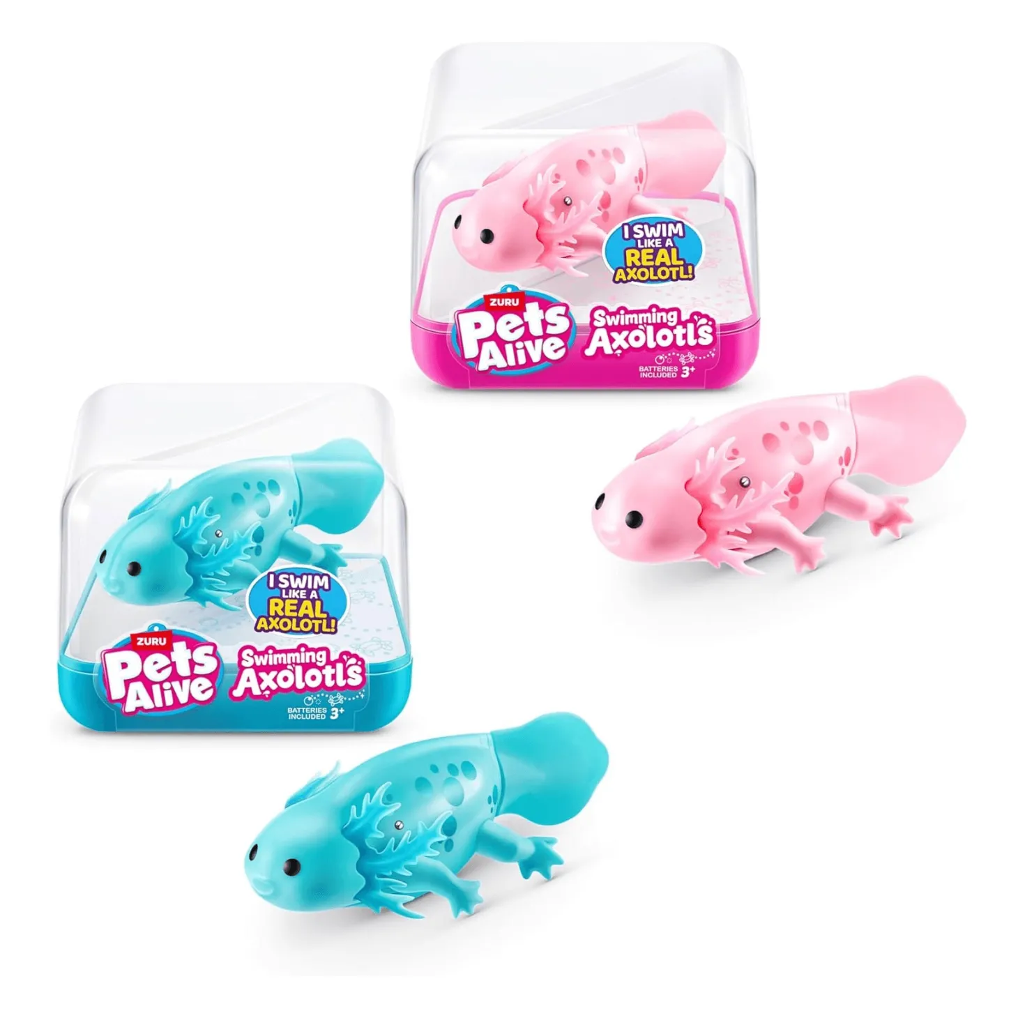 Pets Alive Axolote Mascota Acuática de ZURU