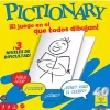 Pictionary – Juego de mesa familiar con pizarras, rotulador y reloj de arena