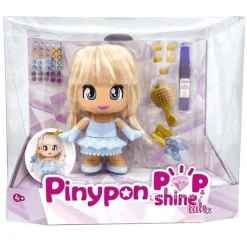Pinypon Pop & Shine Tales ¡Transforma su Look Brillante!