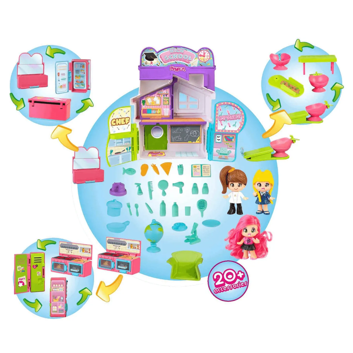 Pinypon Profesiones 3 en 1