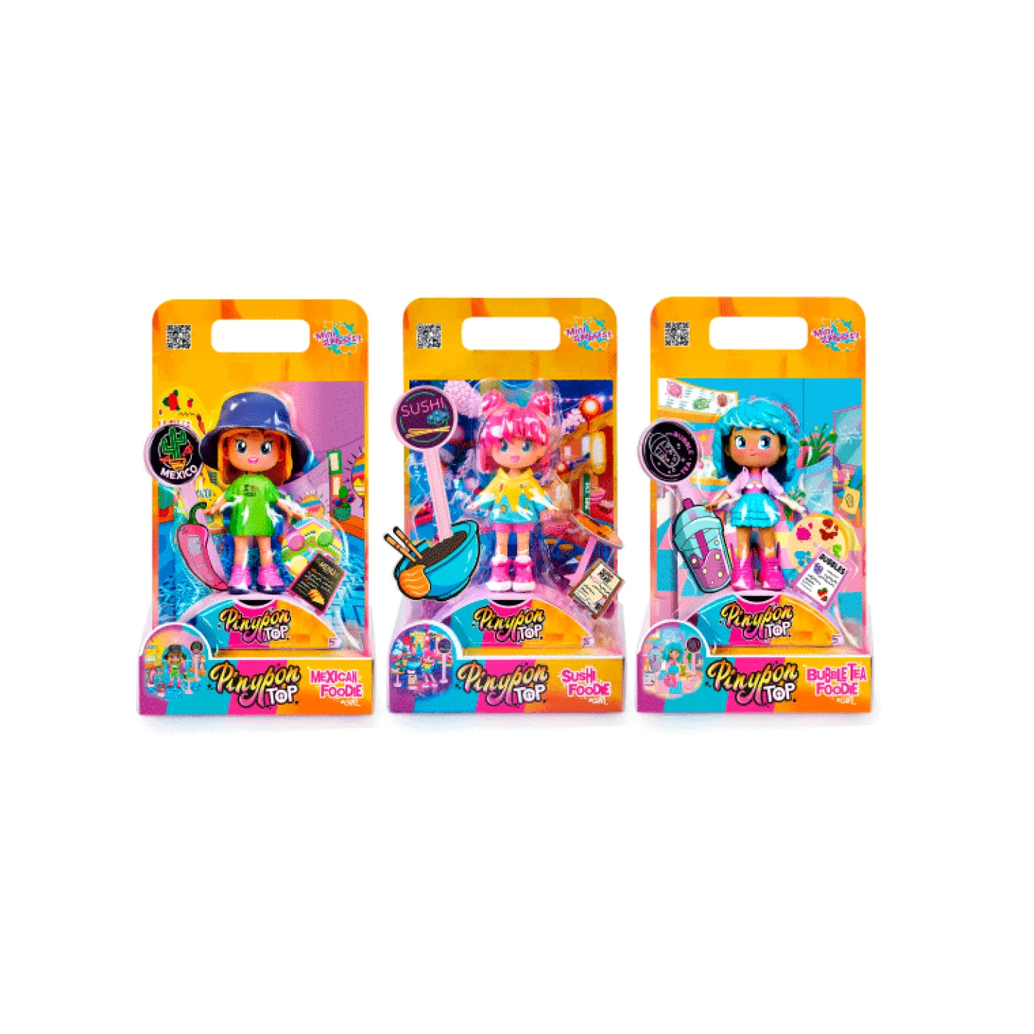 Pinypon TOP Foodie Girl Studio - Set de Figuras y Accesorios