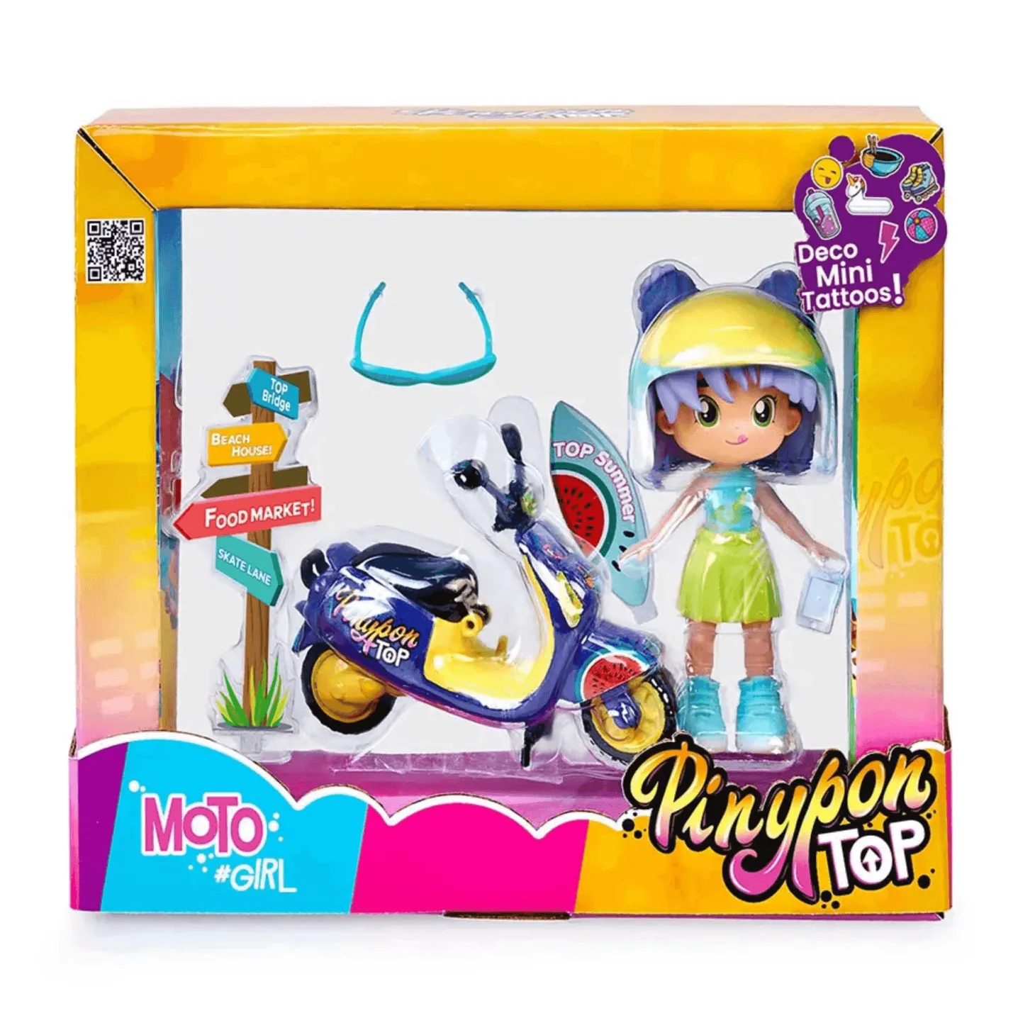 Pinypon Top Moto Girl
