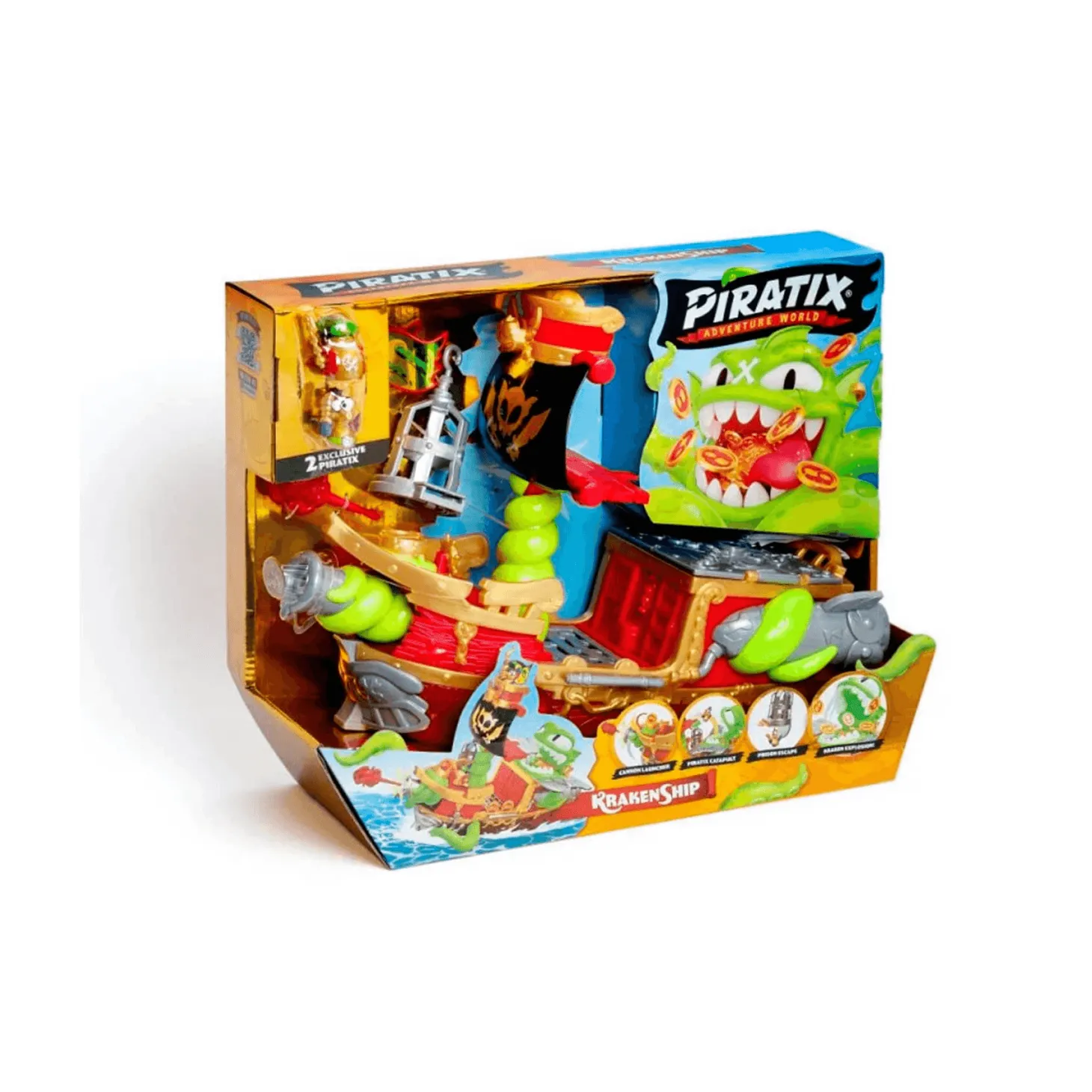 Piratix Kraken Ship: ¡Conquista los Mares con el Barco del Temible Kraken!