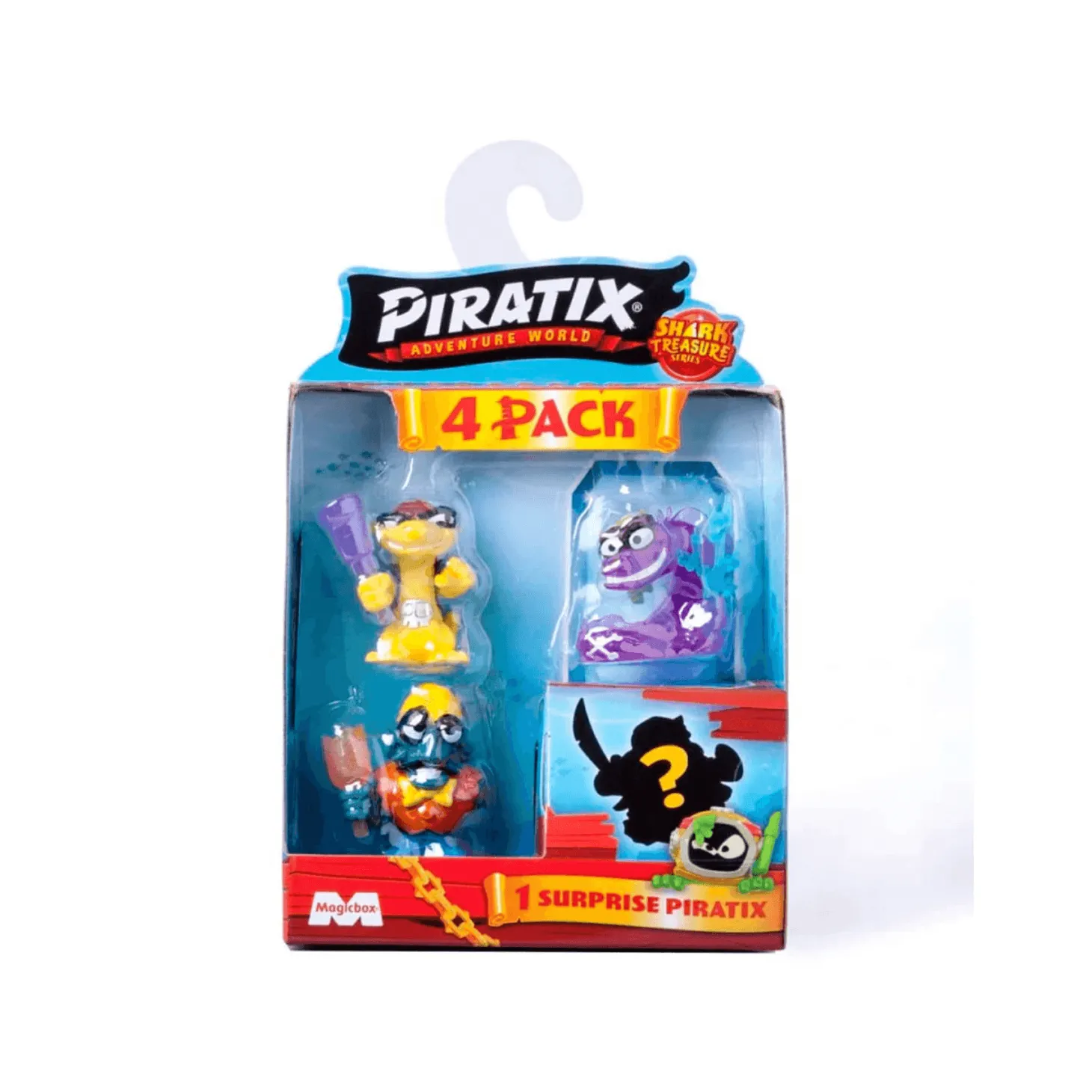 Piratix Shark Treasure 4 Pack: ¡Una Aventura Submarina con los Piratas Más Intrépidos!