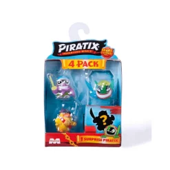 Piratix Shark Treasure 4 Pack: ¡Una Aventura Submarina con los Piratas Más Intrépidos!