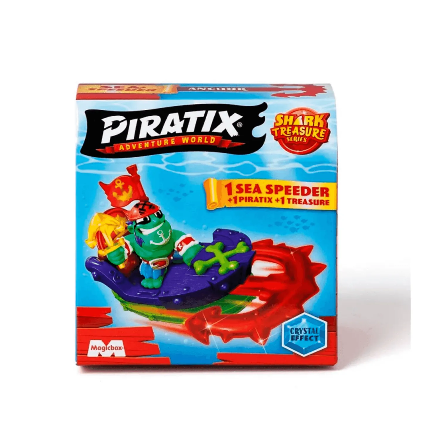 Piratix Shark Treasure Sea Speeders ¡Una Aventura en Cada Figura!