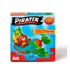 Piratix Shark Treasure Sea Speeders ¡Una Aventura en Cada Figura!