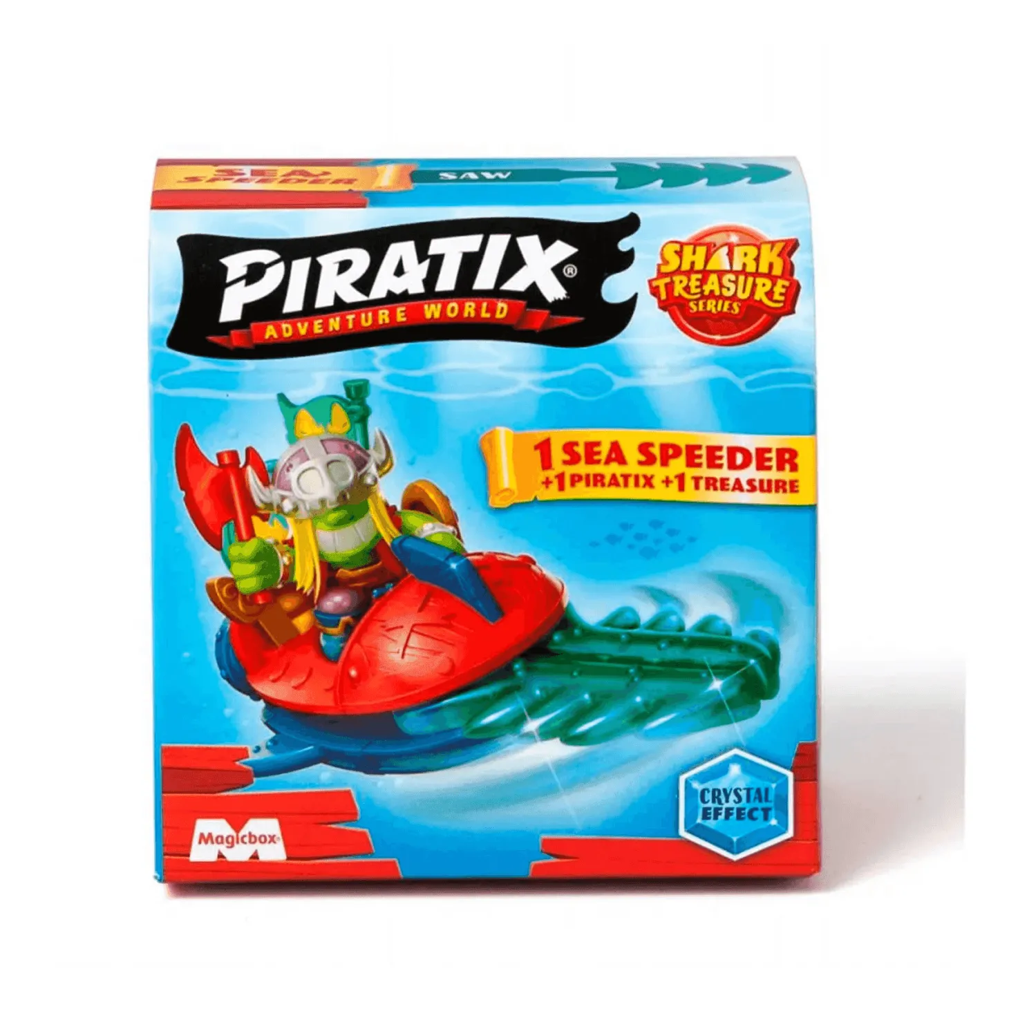 Piratix Shark Treasure Sea Speeders ¡Una Aventura en Cada Figura!