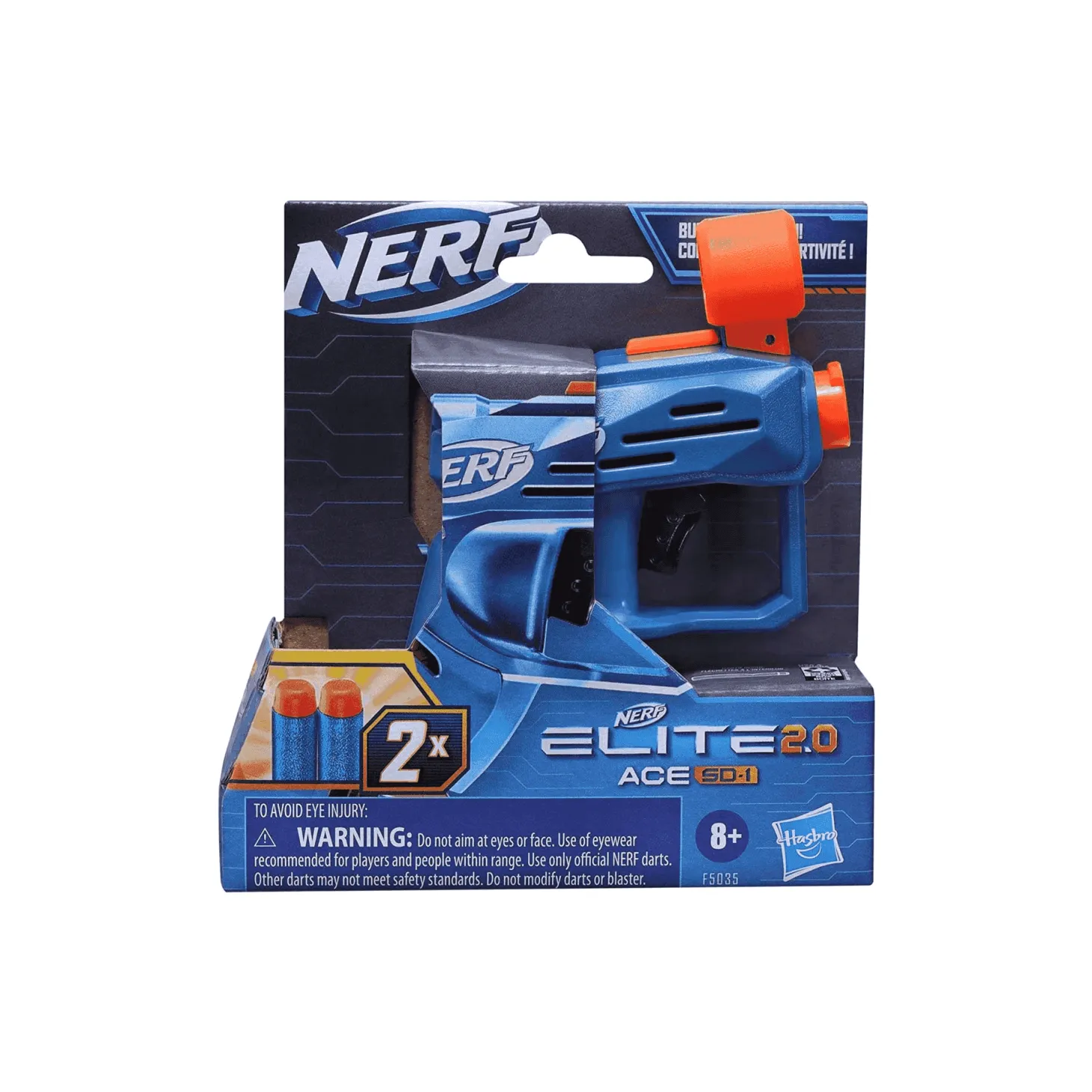 Pistola Nerf Elite 2.0 Ace SD 1