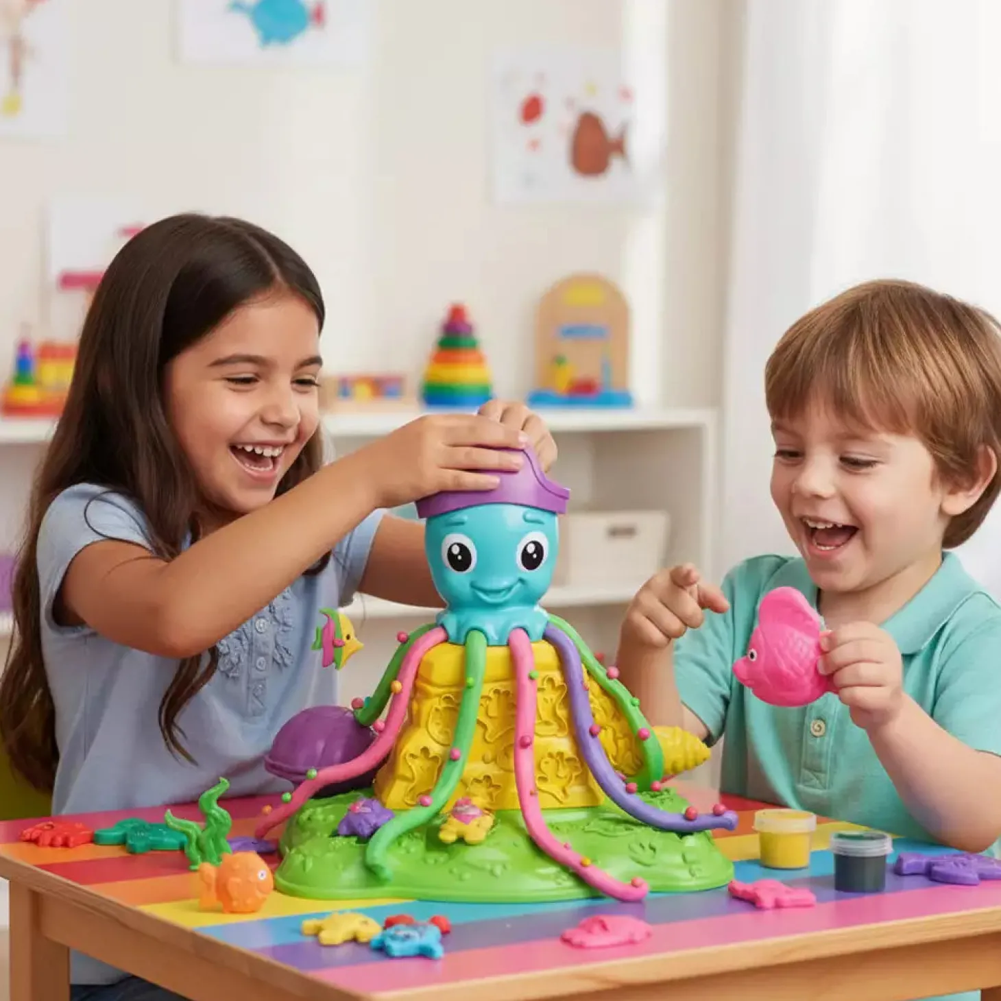 Plastipulpi Art Planet: diversión marina con plastilina