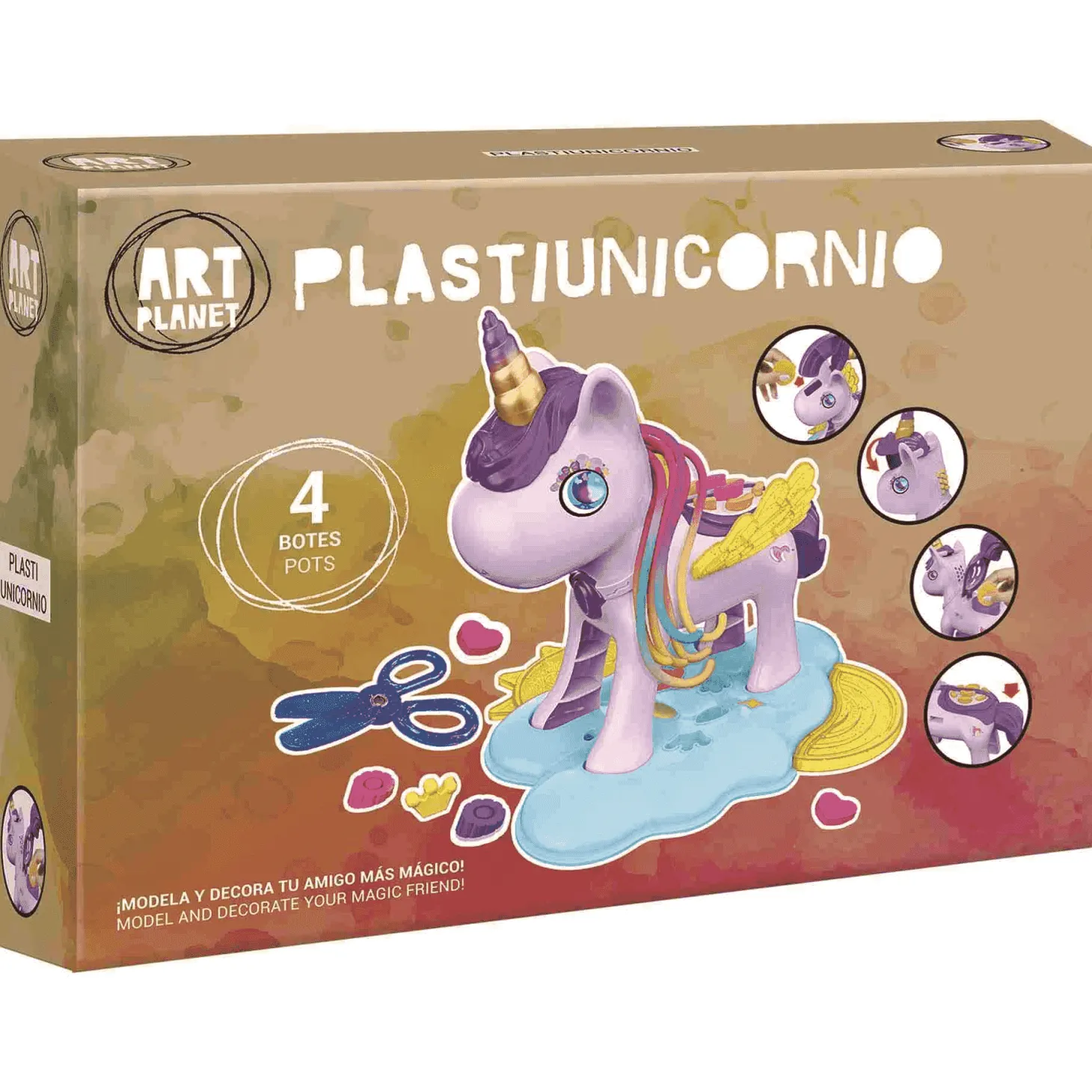 Plastiunicornio Juego de Moldeo Plastilina