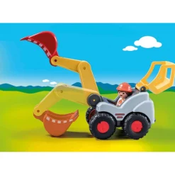 Playmobil 1.2.3 Pala Excavadora 70125