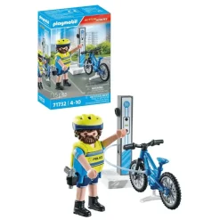 Playmobil Action Heroes Patrulla en bicicleta