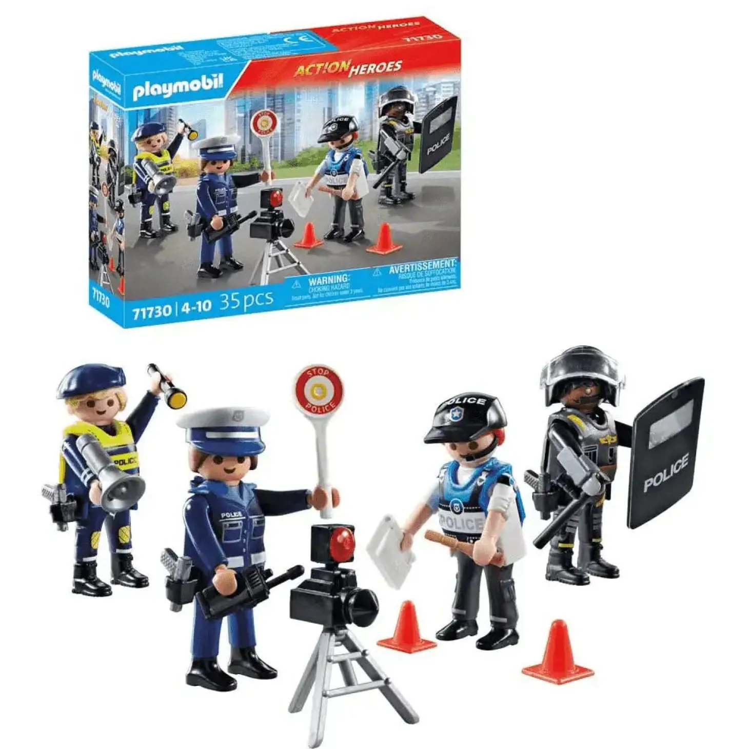 Playmobil Action Heroes Set de figuras policía