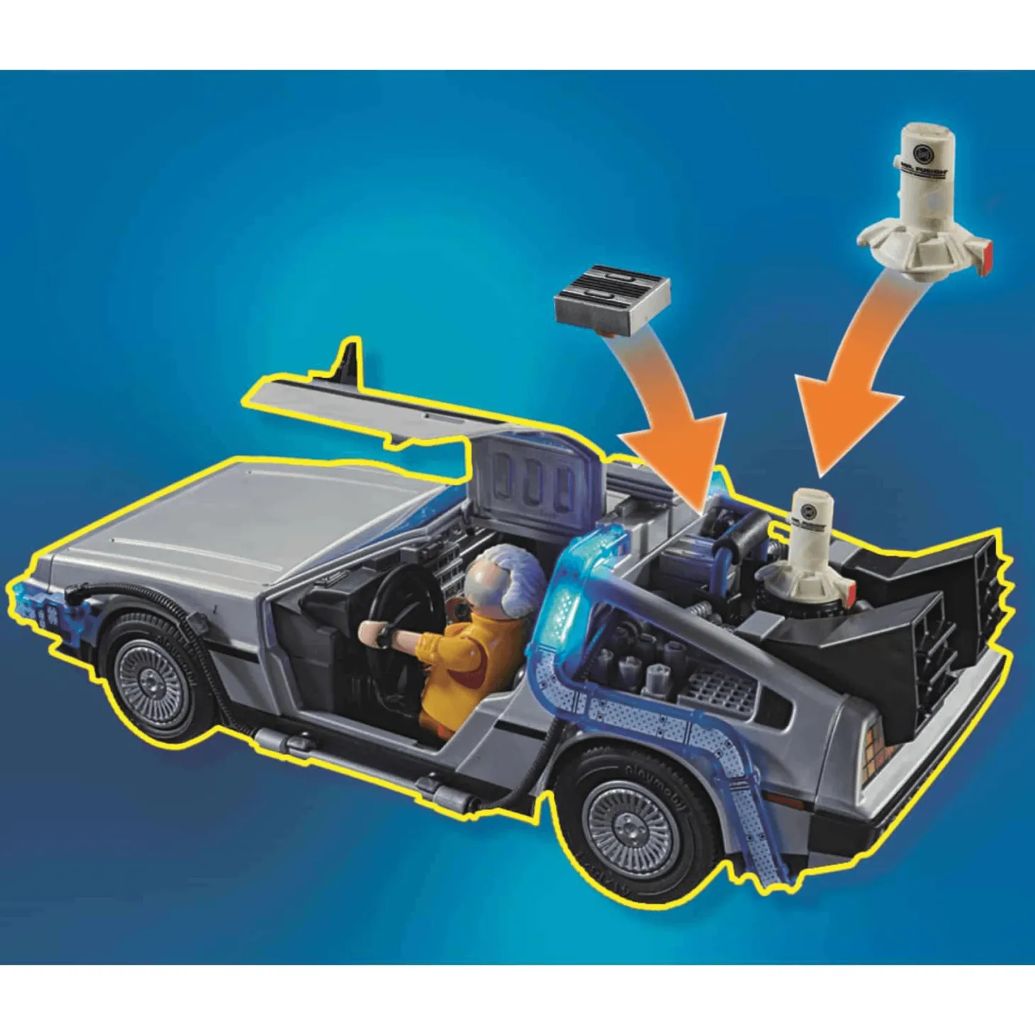 Playmobil Back To The Future Parte II Persecución en monopatín 70634