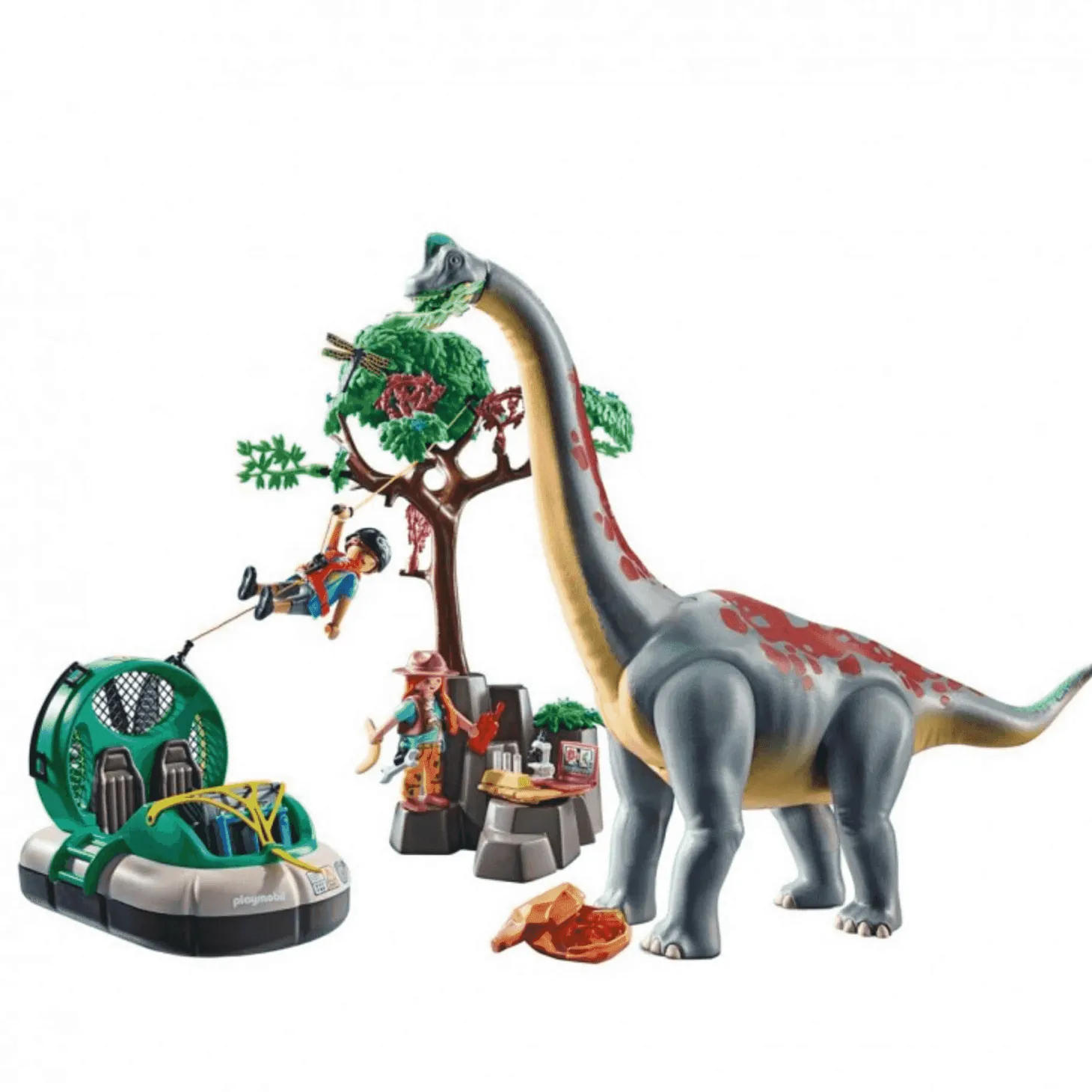 Playmobil Braquiosaurio Con Aerodeslizad