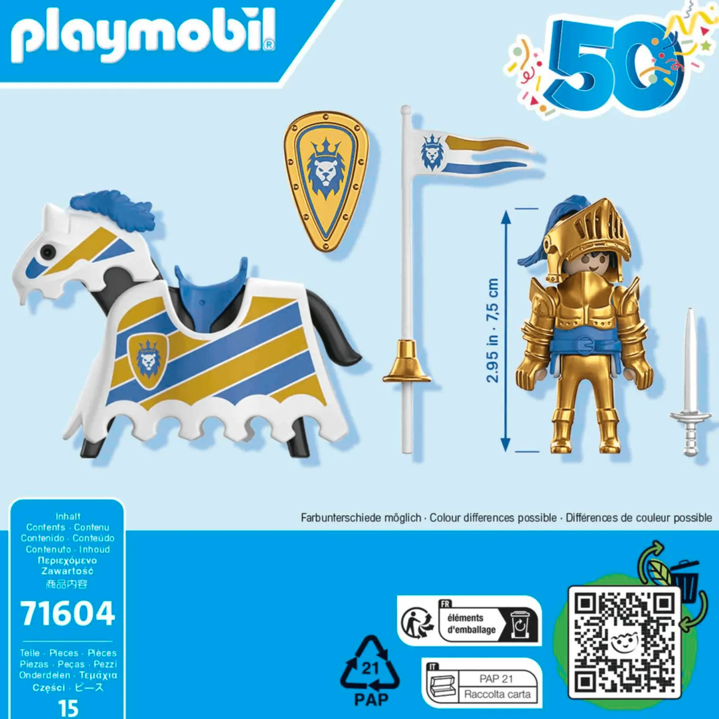 Playmobil Caballero Medieval 50 Aniversario