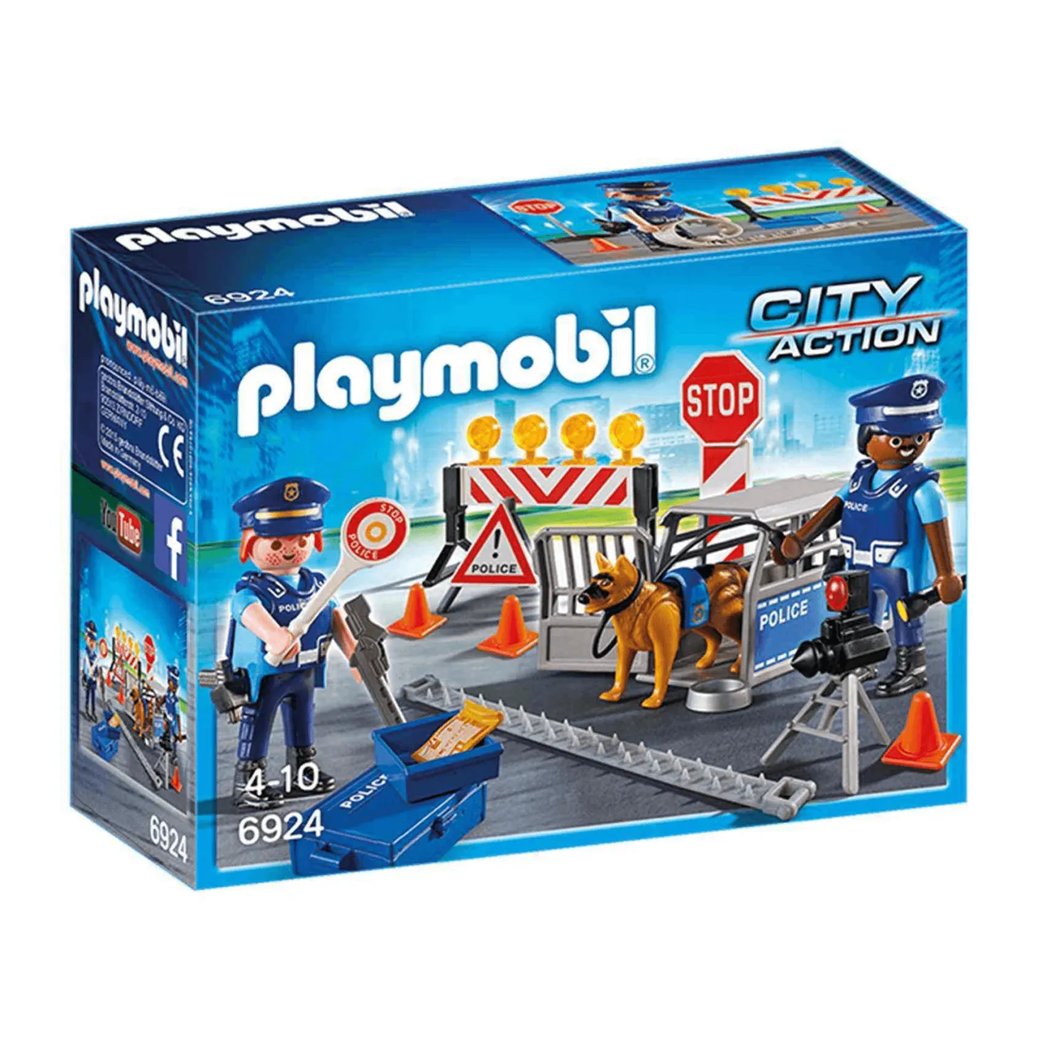 Playmobil City Action Control De Policia 6924