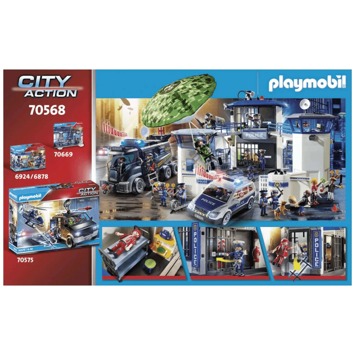 Playmobil City Action Policía: escape de la prisión 70568