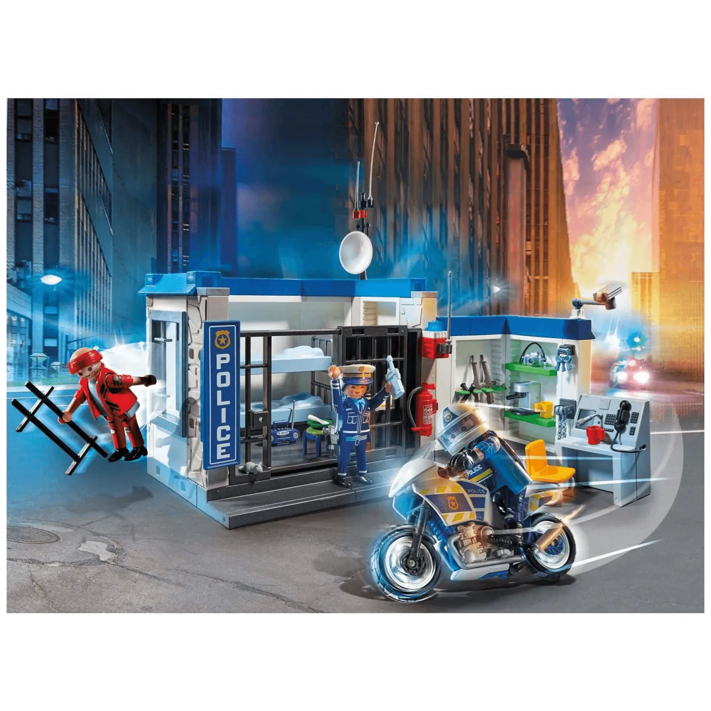 Playmobil City Action Policía: escape de la prisión 70568