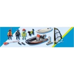 Playmobil City Action Rescate Marítimo Rescate Polar con Bote 70141