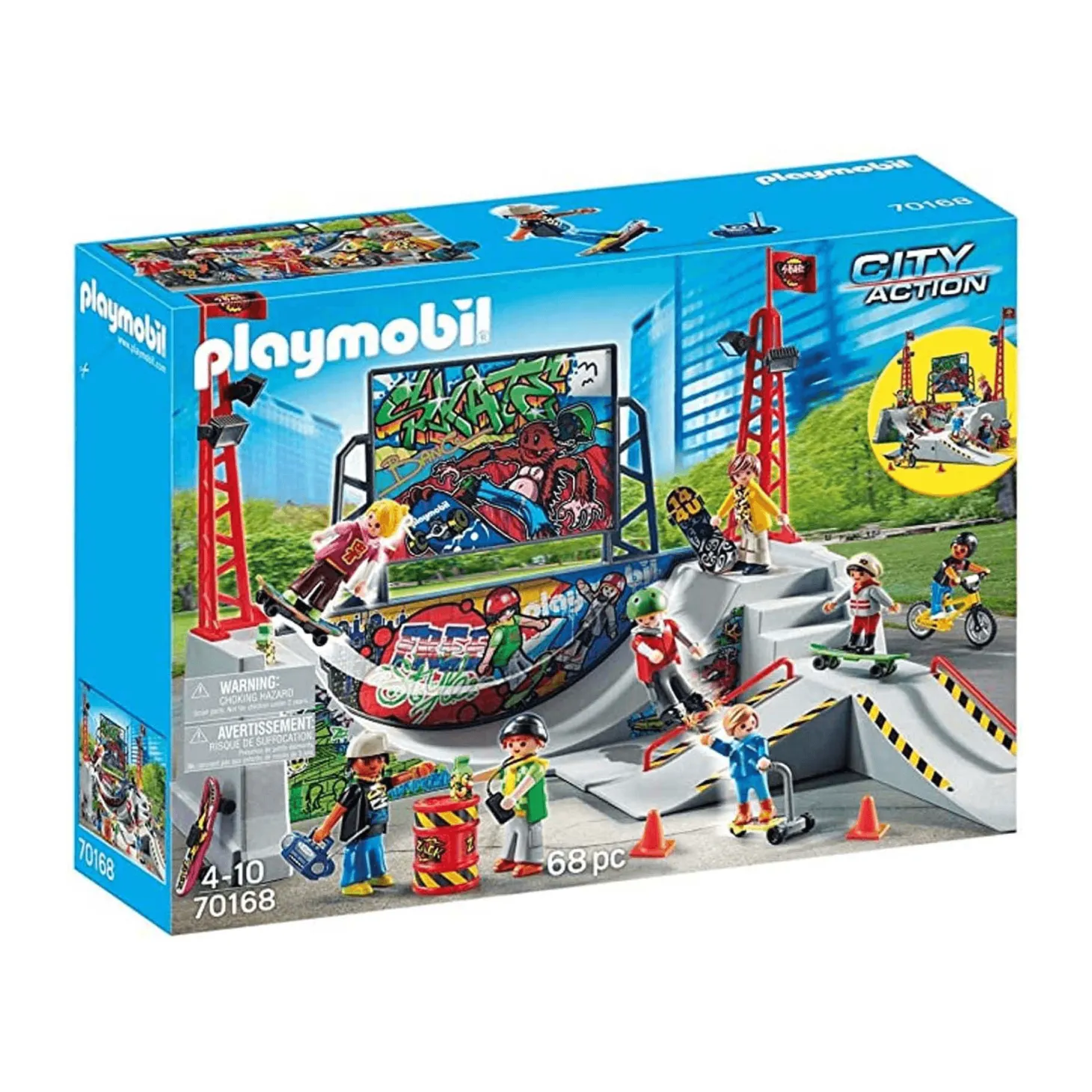 Playmobil City Action Skate Park 70168