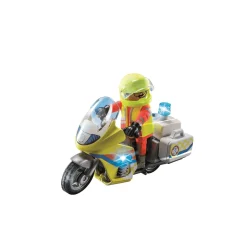 Playmobil City Life Moto de Emergencias con luz intermiente 71205