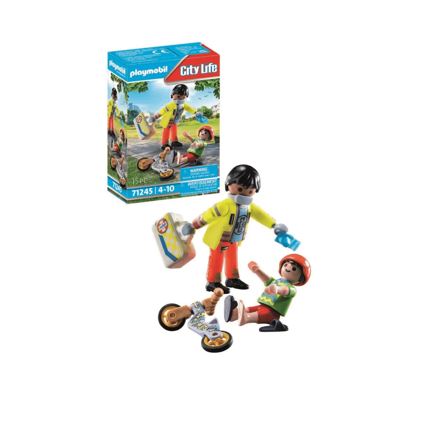 Playmobil City Life Paramédico con paciente 71245