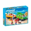 Playmobil Coche familiar con lancha